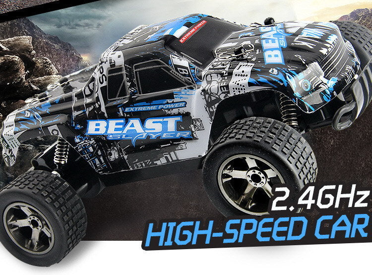 High Spped RC Cars 2.4GHz 1:18 RC Car RTR Shock Absorber PVC Shell Off-road Race Vehicle Buggy Electronic Remote Control Car Toy