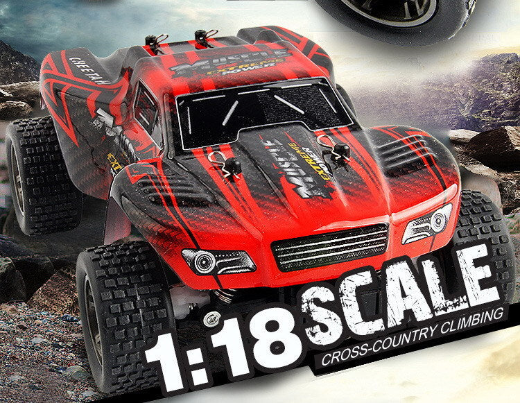 High Spped RC Cars 2.4GHz 1:18 RC Car RTR Shock Absorber PVC Shell Off-road Race Vehicle Buggy Electronic Remote Control Car Toy