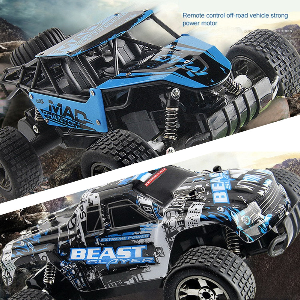 High Spped RC Cars 2.4GHz 1:18 RC Car RTR Shock Absorber PVC Shell Off-road Race Vehicle Buggy Electronic Remote Control Car Toy