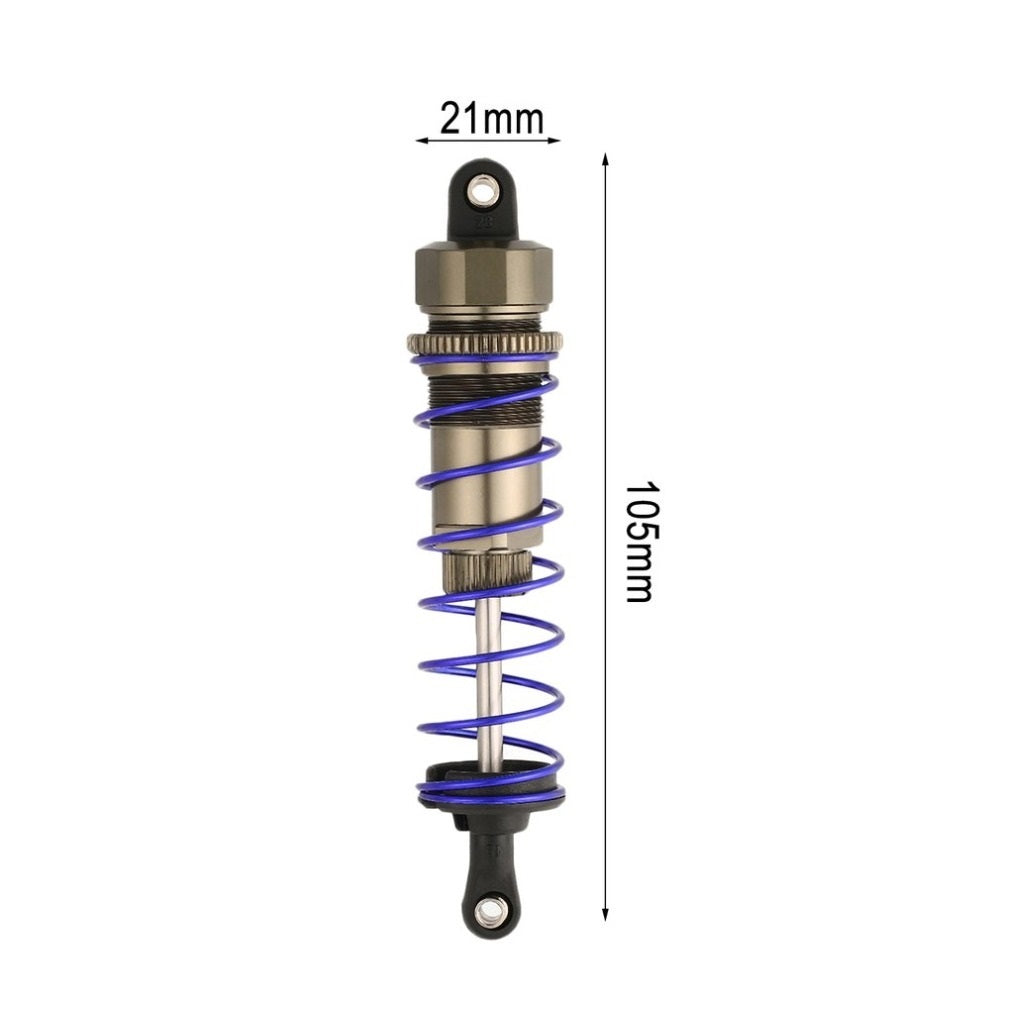 2PCS ZD Racing 7358/7359 Front/Rear Oil Filled Shock Absorber for 9106s 1/10 RC Car Parts Rear shock absorber