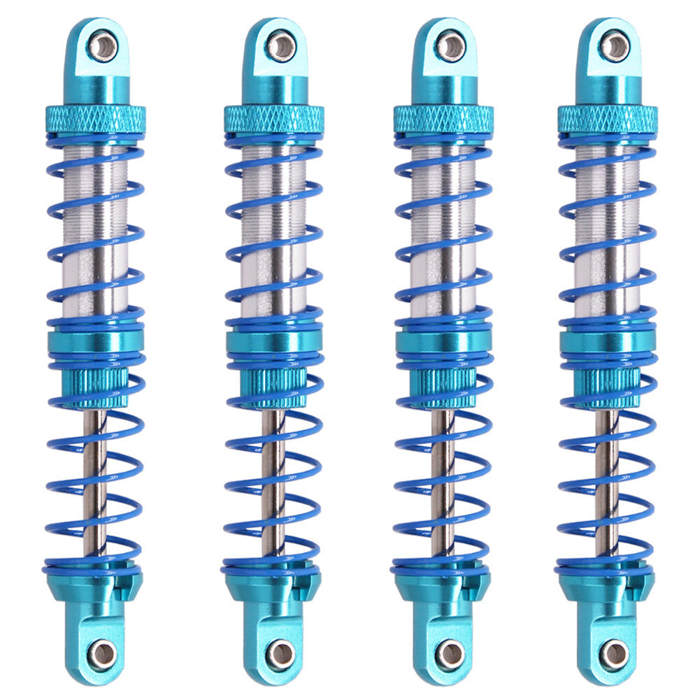 2Pcs/set CNC Metal Shock Absorber 70-120mm Oil Adjustable Damper for 1/10 RC Car Parts Truck Crawler Axial SCX10 TRX4 D90 90046 90047 70MM_2PCS