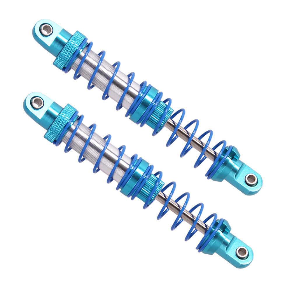 2Pcs/set CNC Metal Shock Absorber 70-120mm Oil Adjustable Damper for 1/10 RC Car Parts Truck Crawler Axial SCX10 TRX4 D90 90046 90047 70MM_2PCS