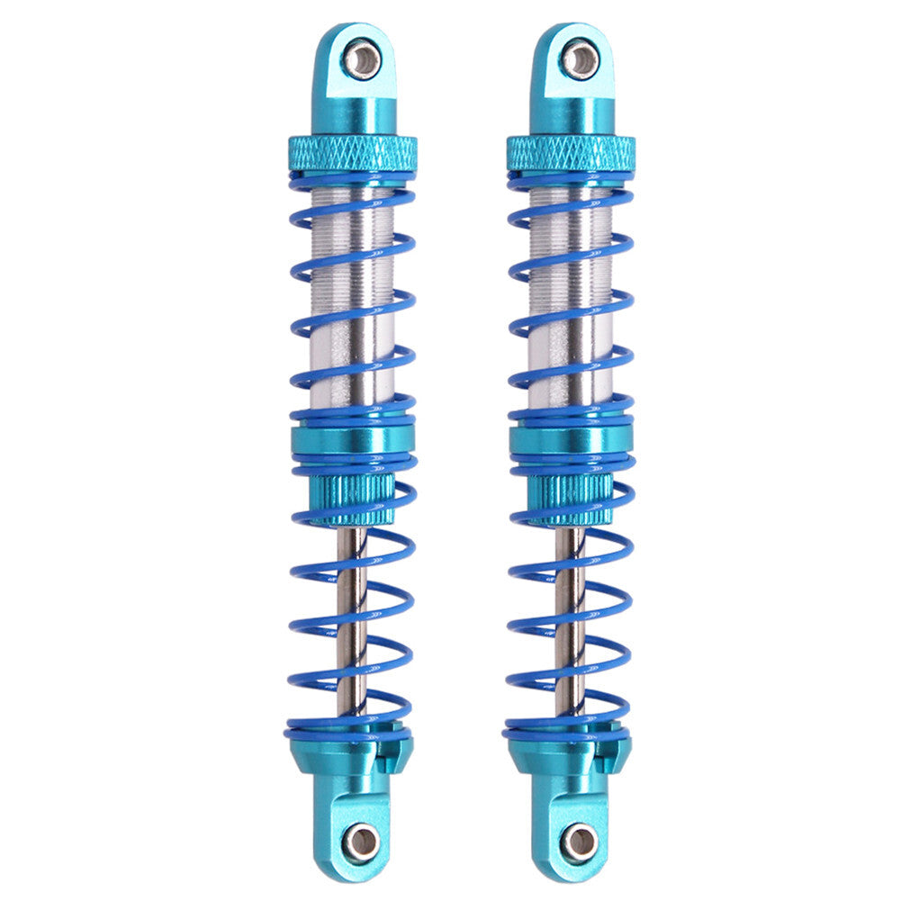 2Pcs/set CNC Metal Shock Absorber 70-120mm Oil Adjustable Damper for 1/10 RC Car Parts Truck Crawler Axial SCX10 TRX4 D90 90046 90047 70MM_2PCS