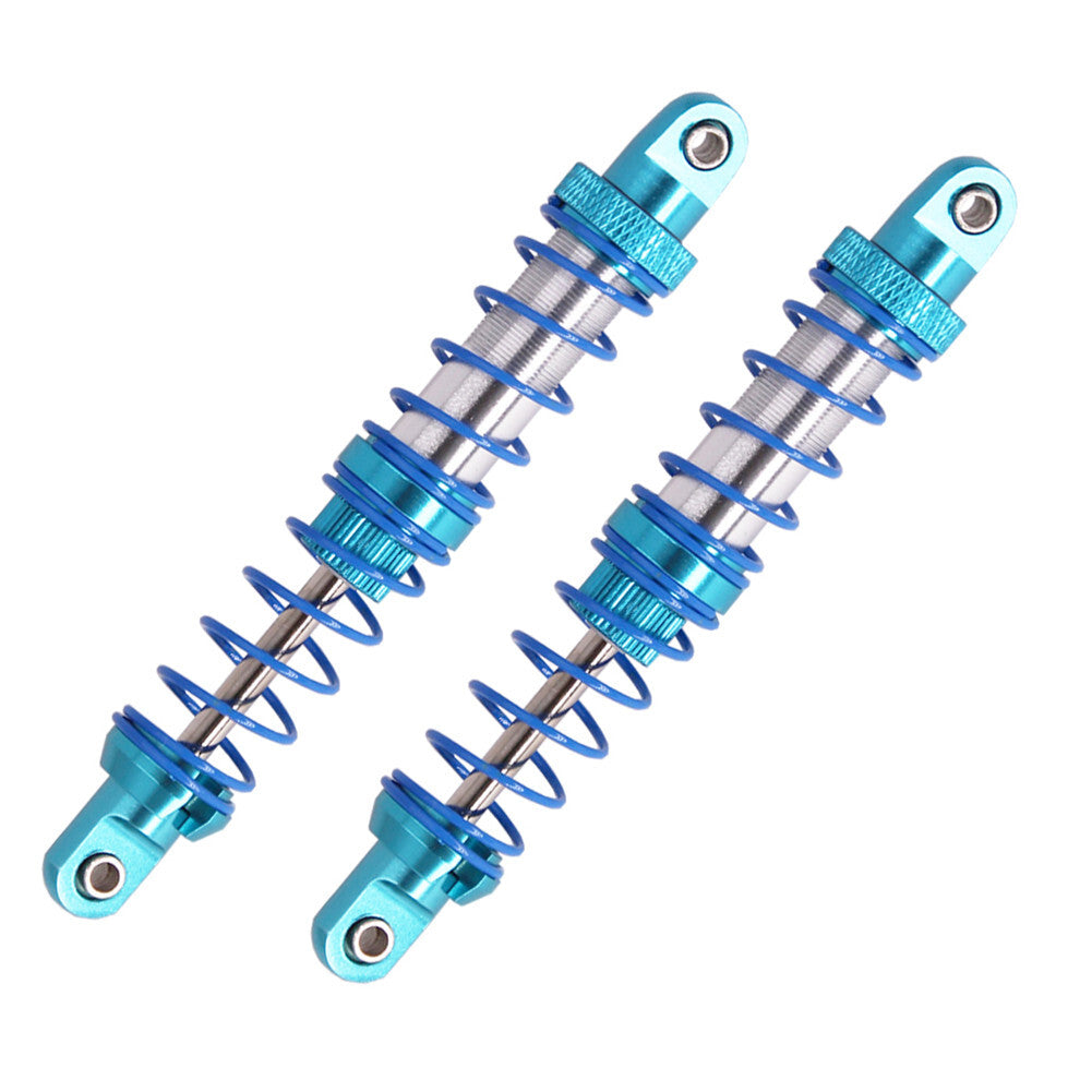 2Pcs/set CNC Metal Shock Absorber 70-120mm Oil Adjustable Damper for 1/10 RC Car Parts Truck Crawler Axial SCX10 TRX4 D90 90046 90047 80MM_2PCS