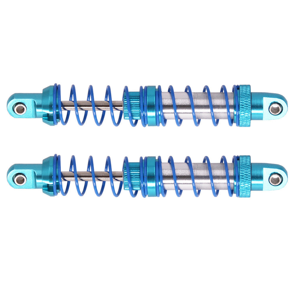 2Pcs/set CNC Metal Shock Absorber 70-120mm Oil Adjustable Damper for 1/10 RC Car Parts Truck Crawler Axial SCX10 TRX4 D90 90046 90047 120MM_2PCS