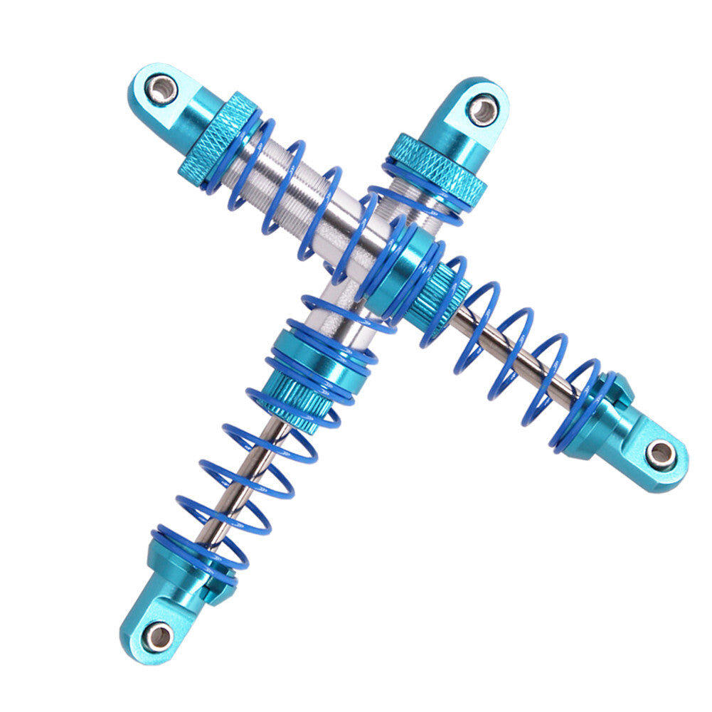 2Pcs/set CNC Metal Shock Absorber 70-120mm Oil Adjustable Damper for 1/10 RC Car Parts Truck Crawler Axial SCX10 TRX4 D90 90046 90047 120MM_2PCS