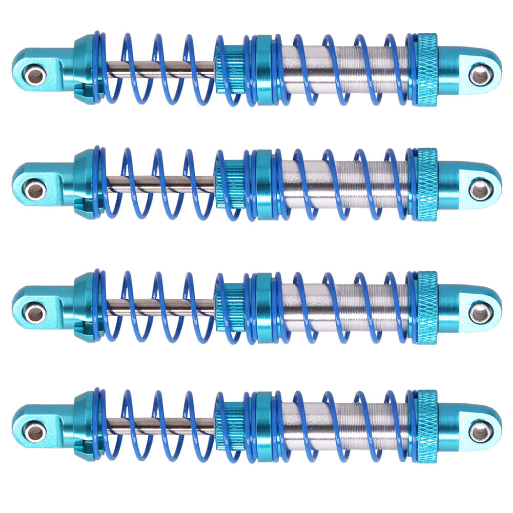 2Pcs/set CNC Metal Shock Absorber 70-120mm Oil Adjustable Damper for 1/10 RC Car Parts Truck Crawler Axial SCX10 TRX4 D90 90046 90047 120MM_2PCS