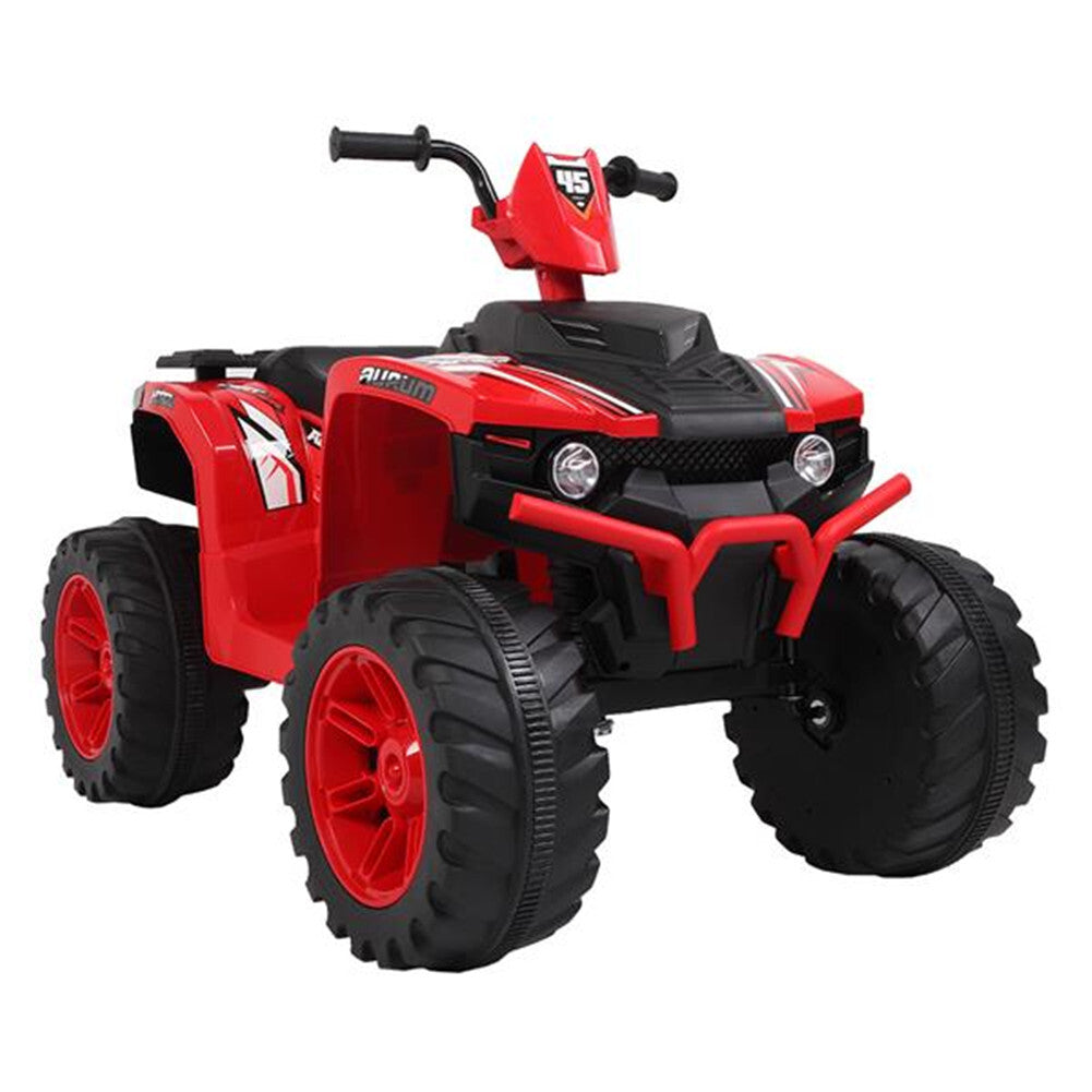 US Original LEADZM Electric  Car Lz-9955 12v7ah Atv Toy With Led Headlight Dual-drive Battery Slow Start Black&red