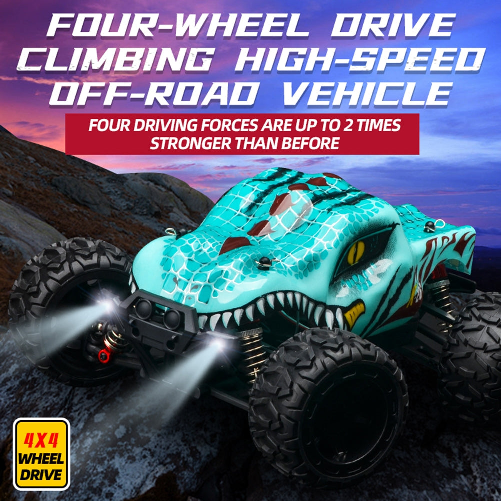 866-165 35 Km/h 1:16 High-speed Car Spring Stroke Adjustable Shock Absorber High-torque Steering Gear 390 Motor (with Brush) Remote  Control  Car Red