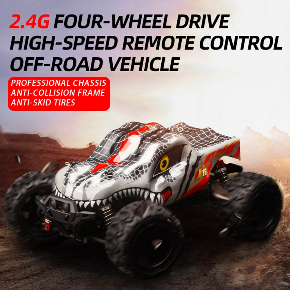 866-165 35 Km/h 1:16 High-speed Car Spring Stroke Adjustable Shock Absorber High-torque Steering Gear 390 Motor (with Brush) Remote  Control  Car Red