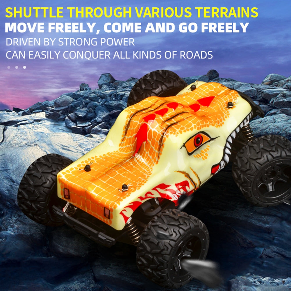 866-165 35 Km/h 1:16 High-speed Car Spring Stroke Adjustable Shock Absorber High-torque Steering Gear 390 Motor (with Brush) Remote  Control  Car Red