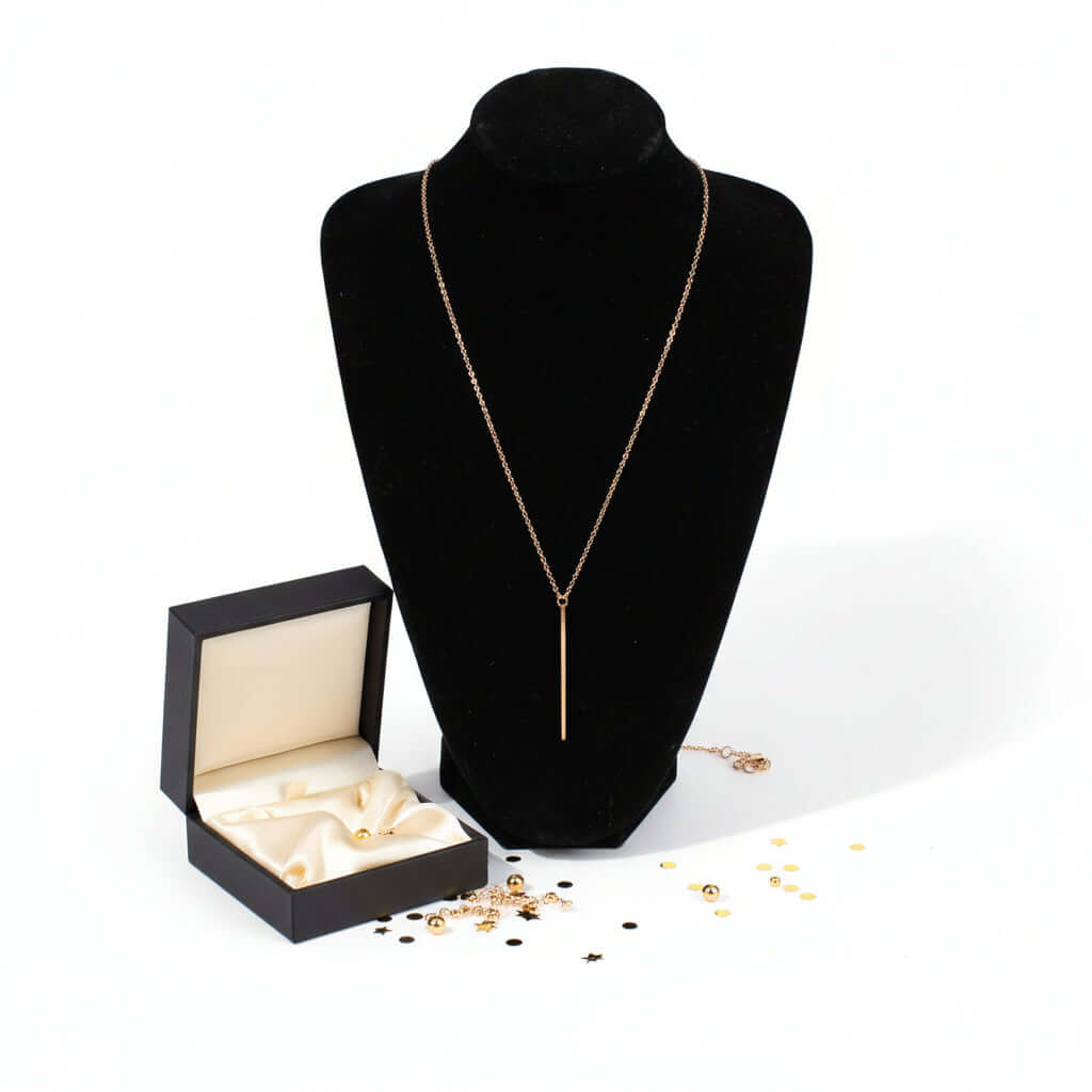 Plated gold chain mens Unisex Alloy Pendant Jewelry, Gold & Silver