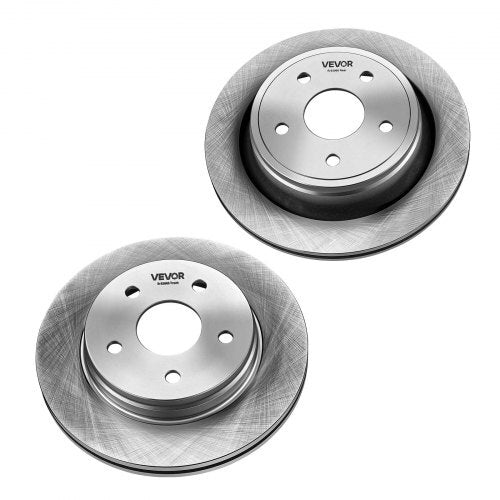 Front & Rear Brake Kit Ceramic Brake Pads & Hollow Brake Rotors Kit, Compatible with 2007-2009 Dodge Durango & Chrysler Aspen, 2011-2018 Ram 1500 (5-Lug), 2019-2023 Ram 1500 Classic