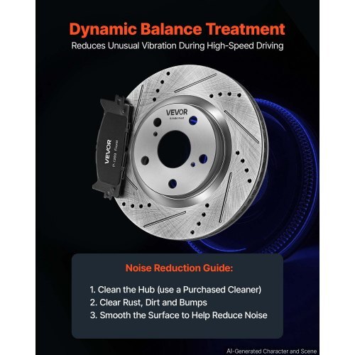 Front & Rear Brake Kit Ceramic Brake Pads and Drilled Slotted Rotors, Compatible with 2012-2017 Toyota Camry, 2013-2018 Toyota Avalon, 2013-2018 Lexus ES 350, 2013-2018 Lexus ES 300h