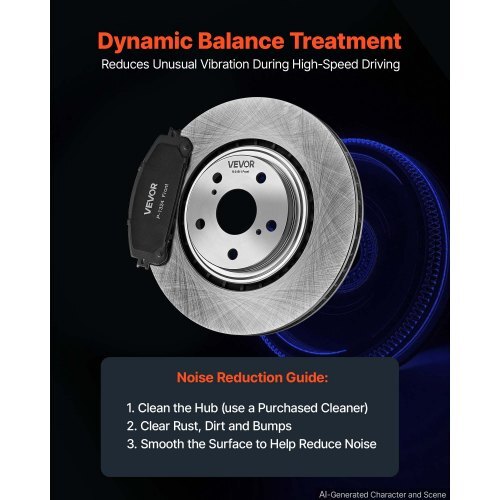 Front & Rear Brake Kit Ceramic Brake Pads & Hollow Brake Rotors Kit, Compatible with 2010-2015 Lexus RX350, 2010-2015 Lexus RX450H, 2015-2019 Toyota Highlander, 2011-2020 Toyota Sienna