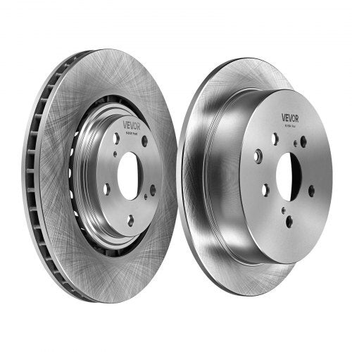 Front & Rear Brake Kit Ceramic Brake Pads & Hollow Brake Rotors Kit, Compatible with 2010-2015 Lexus RX350, 2010-2015 Lexus RX450H, 2015-2019 Toyota Highlander, 2011-2020 Toyota Sienna