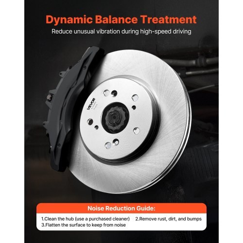 Front & Rear Brake Kit Compatible with 2012-2016 Honda CR-V (AWD Models), Ceramic Brake Replacement Kits, 12 inch Hollow Structure Front Rotors, 12 inch Solid Structure Rear Rotors, R-31455