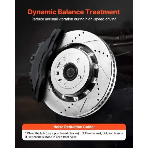 Front and Rear Brake Kit Fits for 2013-2015 Ford Explorer (Limited, Sport, XLT; Heavy Duty Brakes), 2018 Ford Explorer (Limited, Platinum, Sport, XLT; Heavy Duty Brakes; 2 Piston Rear Caliper)