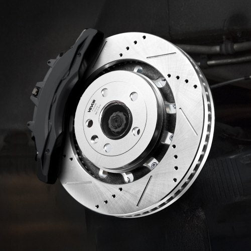 Front and Rear Brake Kit Fits for 2013-2015 Ford Explorer (Limited, Sport, XLT; Heavy Duty Brakes), 2018 Ford Explorer (Limited, Platinum, Sport, XLT; Heavy Duty Brakes; 2 Piston Rear Caliper)