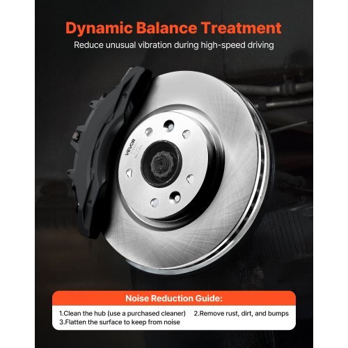 Front and Rear Brake Kit Compatible with 2014-2015 Nissan Rogue (2 Row Seating; 11.65 inch (296mm) Front Outer Diameter), Hollow Structure Brake Rotors Ceramic Brake Pads Replacement Kit