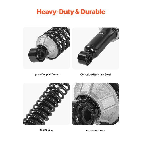 Rear Shock Absorber Strut Assembly, 2Pcs Shock and Strut Assembly with Coil Spring, Fit 2000-2006 Chevrolet Suburban 1500, 2000-2006 Chevrolet Tahoe, 2000-2006 GMC Yukon, Replace for OE 58639