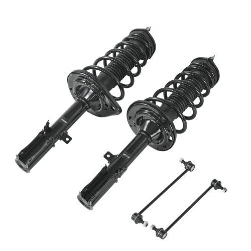 Rear Shock Absorber Strut Assembly, 2Pcs Shock and Strut Assembly with Stabilizer Bar & Coil Spring, Compatible with 2007-2011 Toyota Camry and 2008-2012 Toyota Avalon Models, OE 172401
