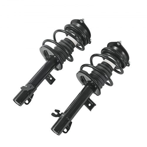 Front Shock Absorber Strut Assembly, 2Pcs Shock and Strut Assembly with Coil Spring, Compatible with 2002-2006 Mini Cooper Convertible, Automotive Replacement Struts for OE 172265 / 172266