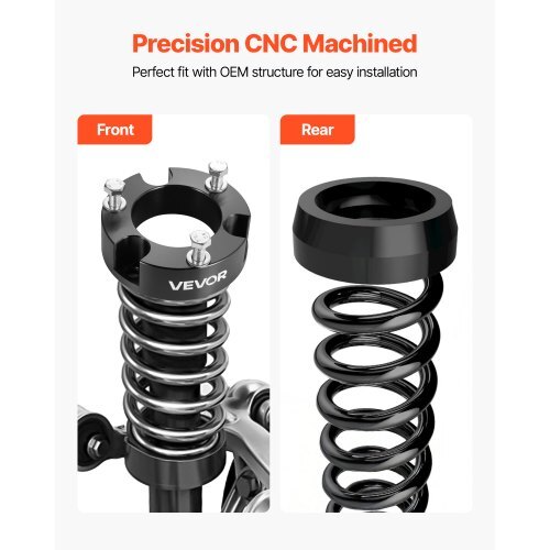 3 Inch Front and 2 Inch Rear Leveling Lift Kit for 2003-2022 Toyota 4Runner 2WD/4WD, 2007-2015 Toyota FJ Cruiser 2WD/4WD, Chassis Level Kit with 2 Bottom Strut Spacers and 2 Coil Spring Spacers