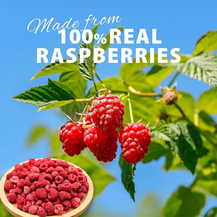 Freeze-Dried Raspberry Whole - Grade A Raspberries - Single Ingredient