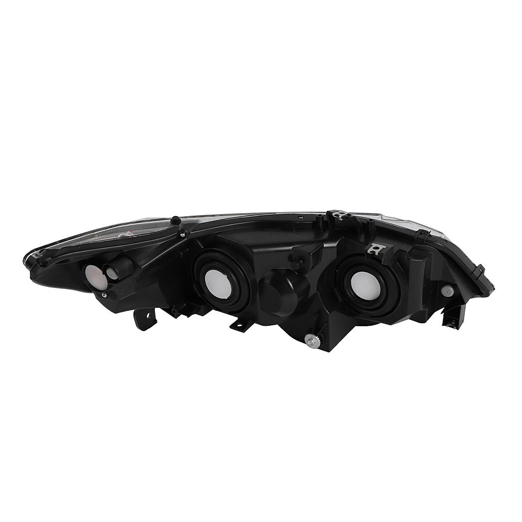 2pcs Front Left Right Headlights for Honda Civic 2006-2011 2dr Coupe Models Only Black