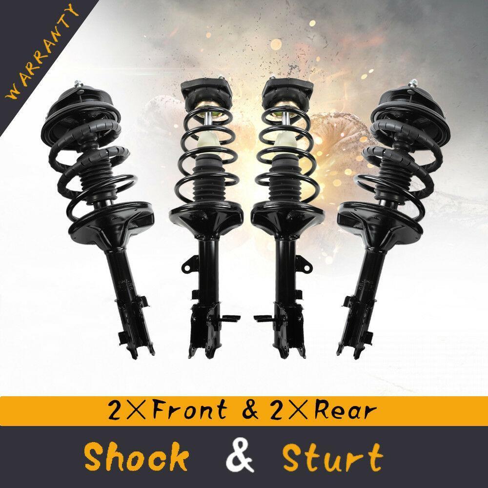 4x Quick Complete Shock Strut Spring Coil for 2000-2006 Hyundai Elantra 2.0L