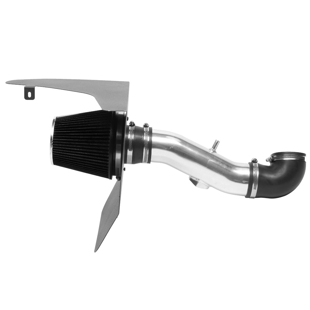 3.5" Intake Pipe With Air Filter for Chevrolet Camaro 2010-2011 3.6L V8 Black