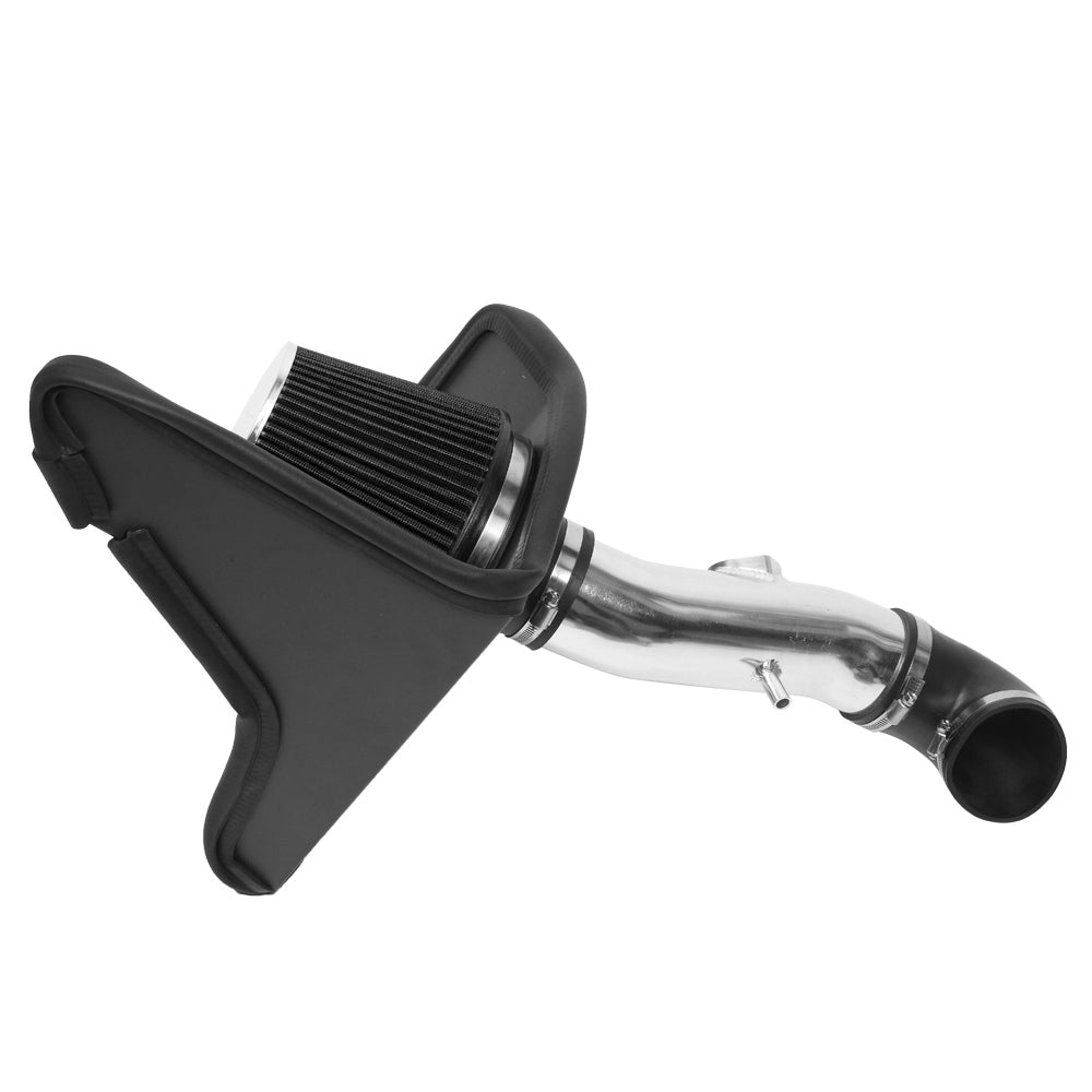 3.5" Intake Pipe With Air Filter for Chevrolet Camaro 2010-2011 3.6L V8 Black