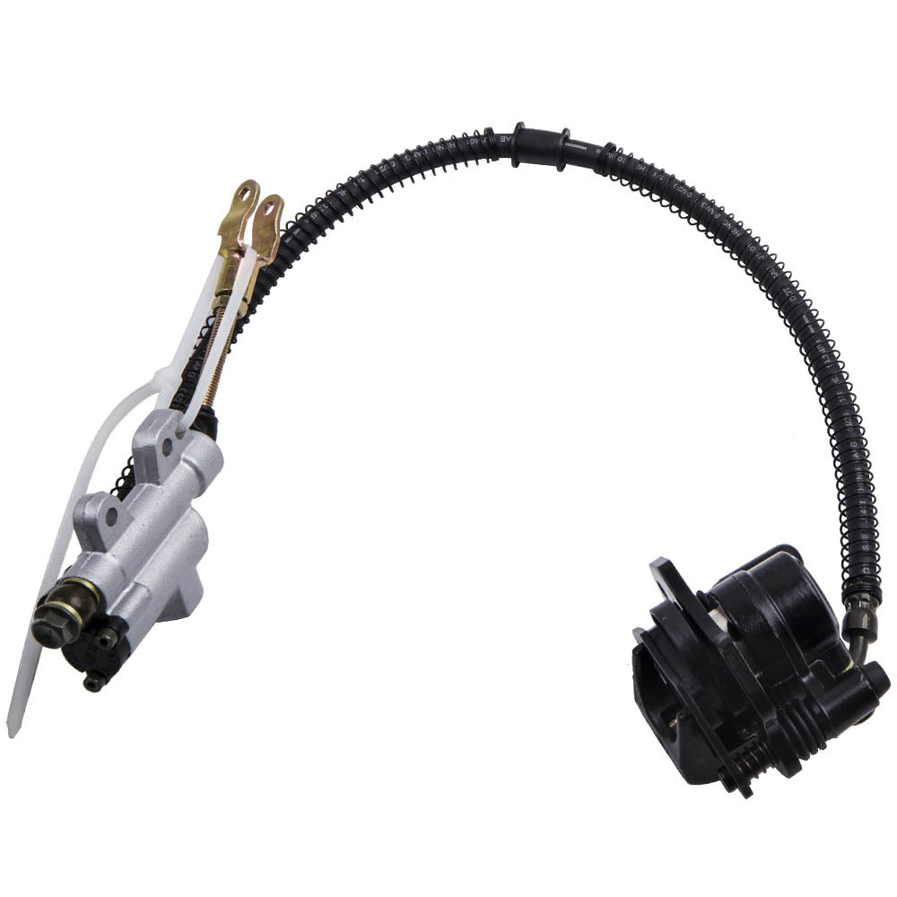 ATV Quad Rear Disc Brake Assembly Master Cylinder Caliper for GoKart Drift Trike