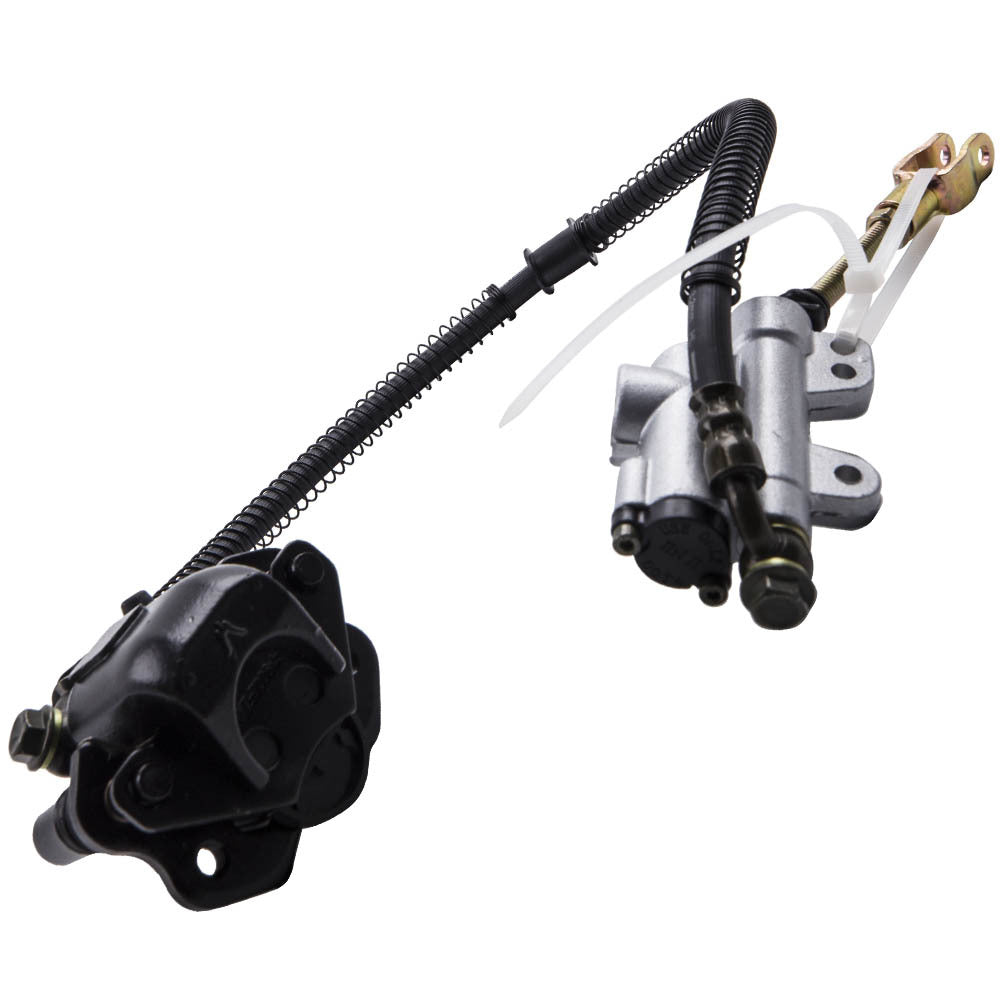 ATV Quad Rear Disc Brake Assembly Master Cylinder Caliper for GoKart Drift Trike
