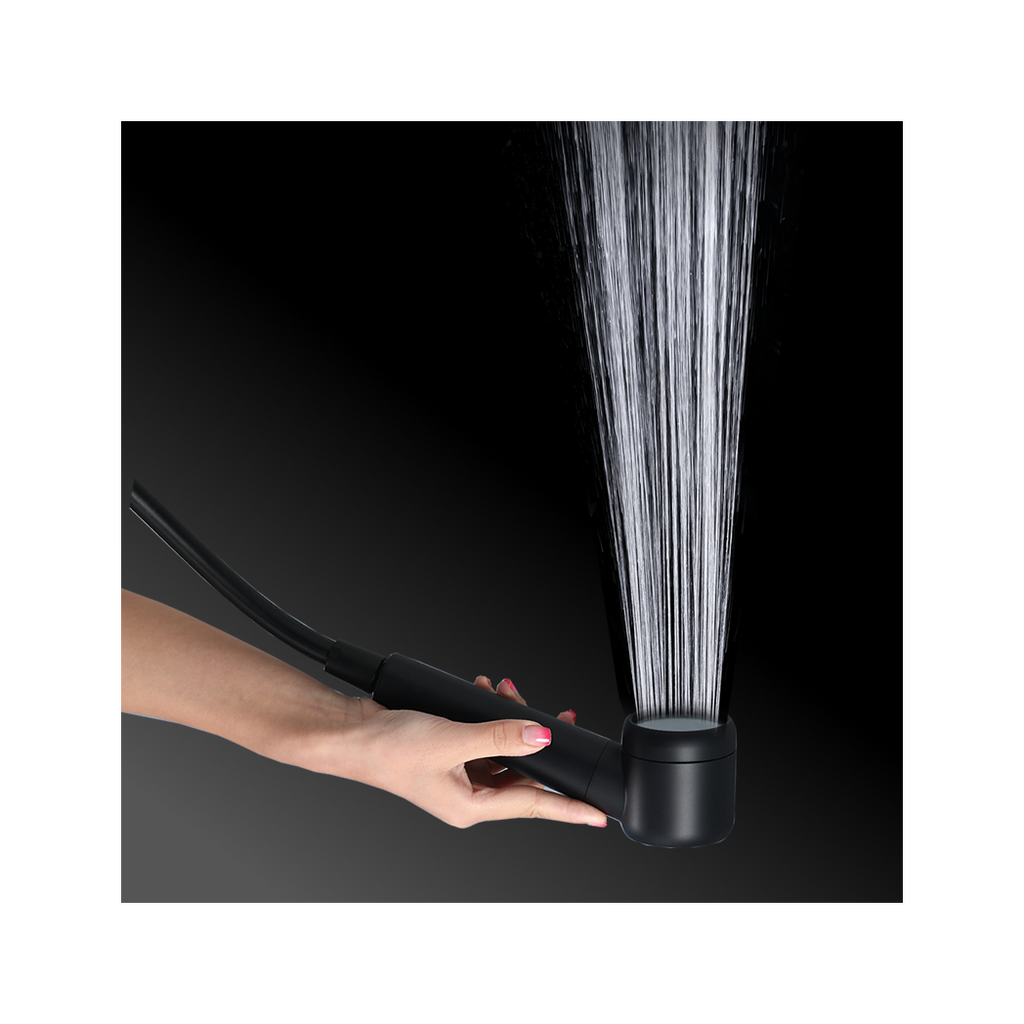 Pressurized Beauty Shower Filter Head SPA Handled Sprinkling Shower Nozzle with Carbon Fiber Filter Replacement-Chlorine & Flouride Filter-Hard Water Softener-Delay Skin Aging Emollient-Hair Care