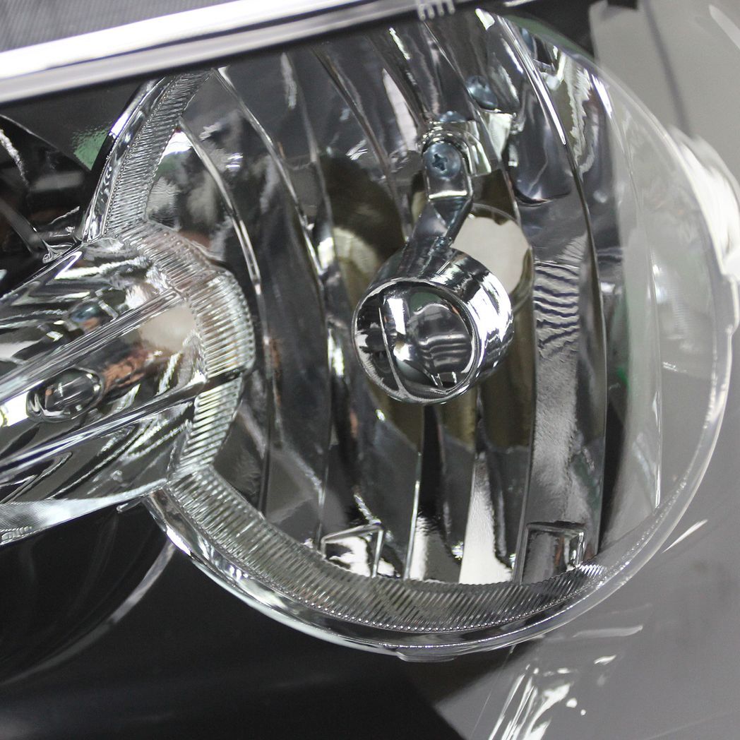 For 07-14 chevy tahoe suburban black housing clear corner headlight head lamps