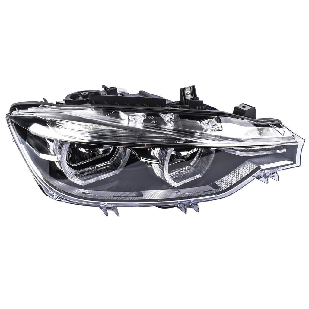 Right Side LED Headlight (8-Pin, No AFS) for LHD BMW 3 Series F30 F35 330i 328i 320i 2016-2019 63117419630