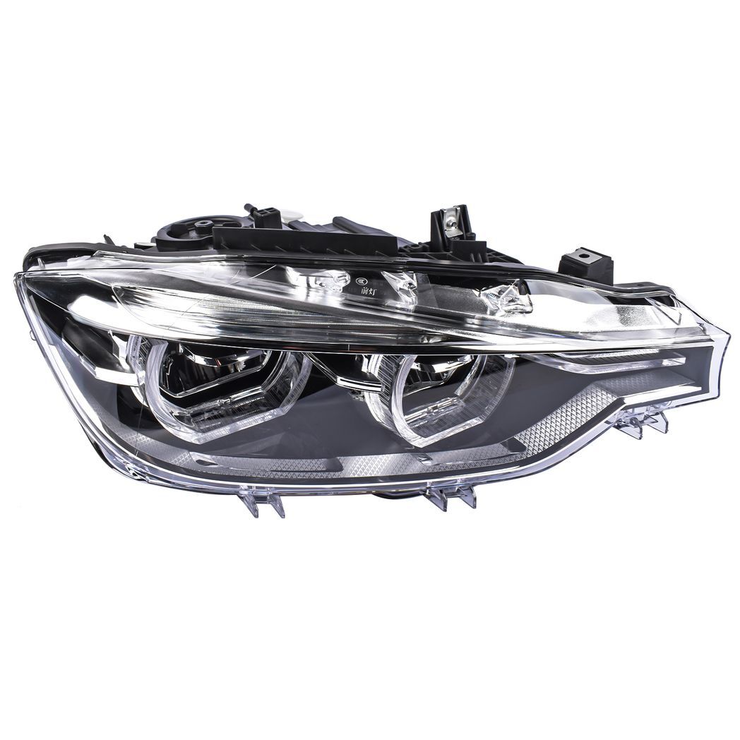 Right Side LED Headlight (8-Pin, No AFS) for LHD BMW 3 Series F30 F35 330i 328i 320i 2016-2019 63117419630