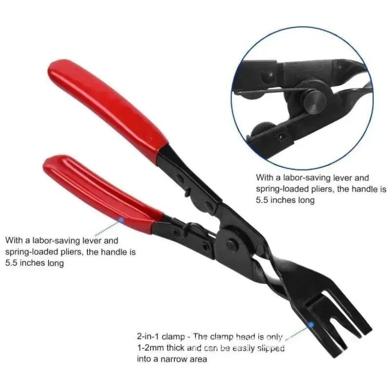 Color Name: Gold - Car Headlight Repair Installation Tool Trim Clip Removal Pliers Van Door Panel Fascia Dash Upholstery Remover Tool Dropshipping