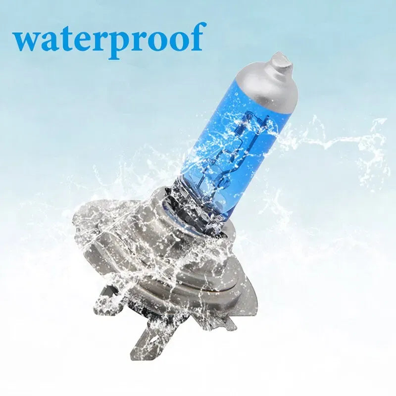 Emitting Color: DEEP BLUE - 2pcs H7 LED Bulbs 55W 100W Halogen Bulbs Super Bright White Fog Lights 12V White Auto Bulb Headlights Lamp