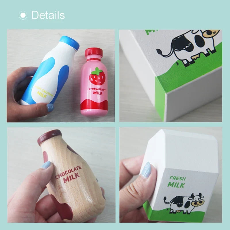 Wooden Toy Food and Beverage Set