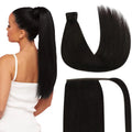 Color: OMBRE, Life Span: 6 Months With Proper Care, Stretched Length: 20inches - VeSunny Human Hair Ponytail Light Blonde Mix Golden Blonde Real Hair Ponytail Extension Highlights Blonde Ponytail Hair 80g