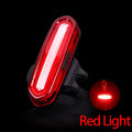 Color: WHITE - Cycling Tail Light Outdoor Highlight USB Charging Mountain Led Warning  Bike Lights Tail Lamp Rear Light Bicycle Accessories