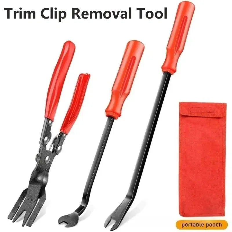 Color Name: Brown - Car Headlight Repair Installation Tool Trim Clip Removal Pliers Van Door Panel Fascia Dash Upholstery Remover Tool Dropshipping