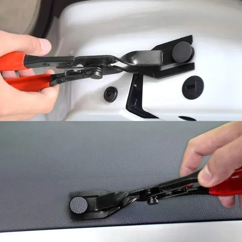 Color Name: Brown - Car Headlight Repair Installation Tool Trim Clip Removal Pliers Van Door Panel Fascia Dash Upholstery Remover Tool Dropshipping