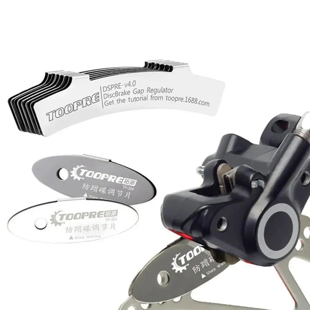 Color: black - Disc Brake Adjuster Bicycle Disc Brake Pads Adjusting Tool Steel MTB Bike Brake Adjustment Pads Cycling Repair Tools