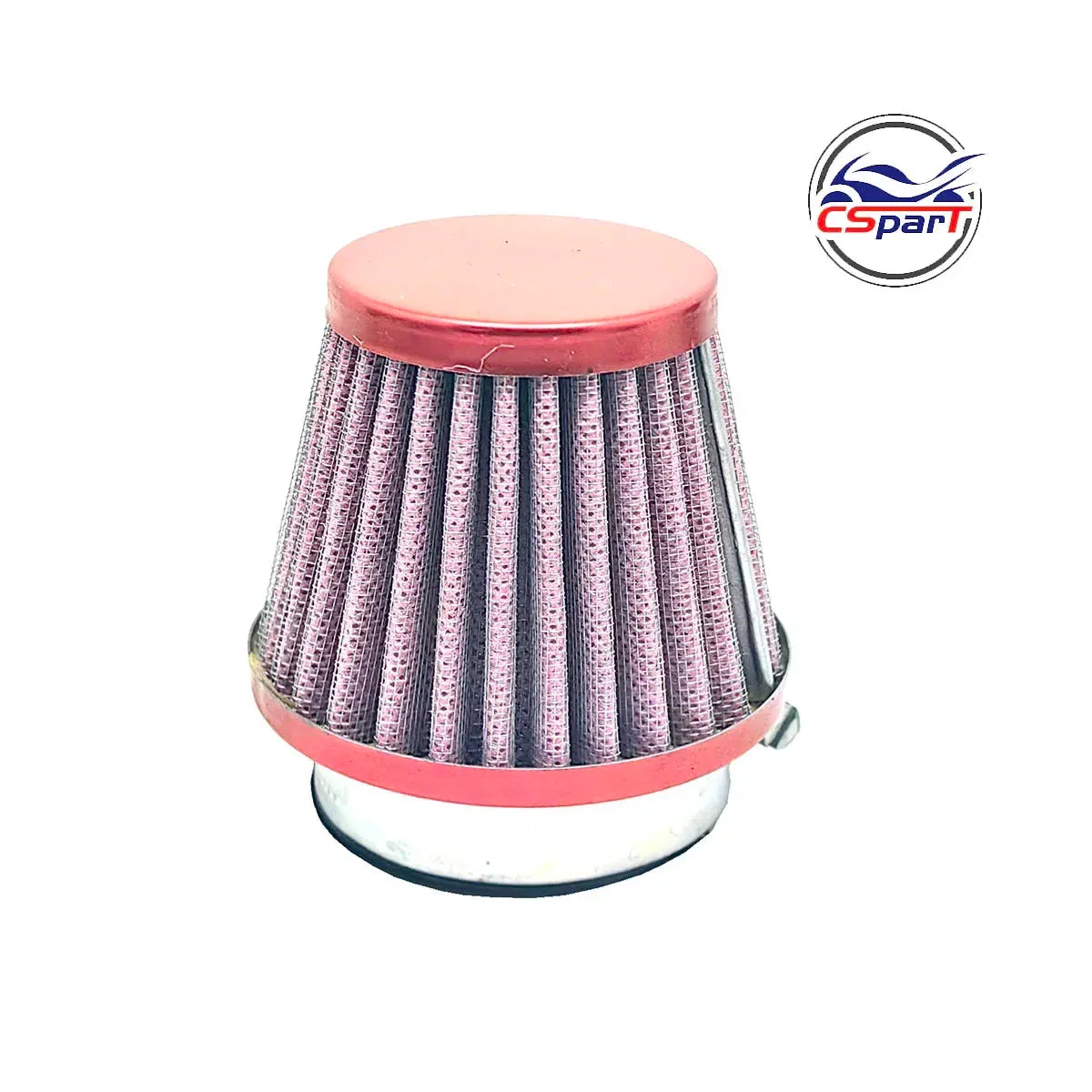 Color: WHITE - 35MM 38MM 44MM 54MM 58MM Air filter Mini Moto Dirt Pit Bike ATV Quad Scooter Buggy Pocket Parts