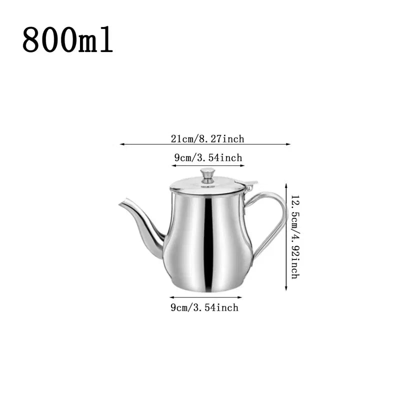 Color: Light Grey - Cooking Oil Filter Pot Container Oil Separator Bottle Stainless Steel Storage Pot Oil Tank With Filter Mesh Kitchen Household