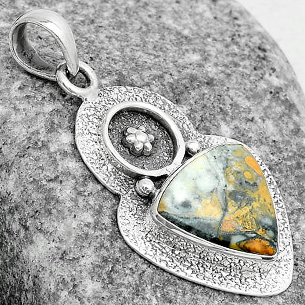 Natural Maligano Jasper - Indonesia Pendant P-1716 SDP121728
